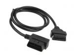 OBD II 16P R/A Male to Female Adapter Cable,L0.5M