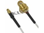 RF Cable For SMA Jack Female Straight  To MMCX Plug Male Straight