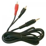 audio Adaptor Cable (Stereo Plug To RCA Plug) 