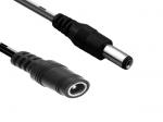 5.5x2.1x9.5 Male to Female DC Cable